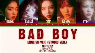 [STUDIO VER.] RED VELVET (레드벨벳) - 'Bad Boy' English Lyrics (Color Coded/Han/Rom/Eng)