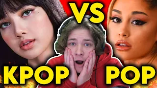 NON K-POP Fan Reacts to KPOP vs POP Pick One Game