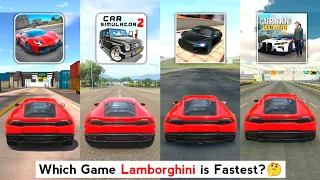 Lamborghini Top Speed in Extreme Car, Car Parking Multiplayer, Ultimate Car Driving, Car Simulator 2