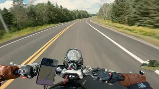 Peaceful POV ride from Almonte to Calabogie • Triumph Speed Twin 900 • 4K