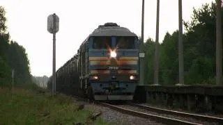 Тепловоз 2ТЭ116-997 на о.п. Янеда / 2TE116-997 passing Jäneda stop