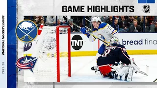 Sabres @ Blue Jackets 12/7 | NHL Highlights 2022