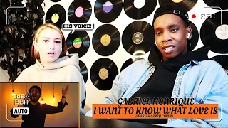 OUR FIRST TIME HEARING Gabriel Henrique - I Want to Know What Love Is (Cover Mariah Carey) REACTION