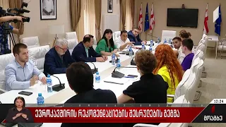 ევროკავშირის რეკომენდაციების შესრულების გეგმა