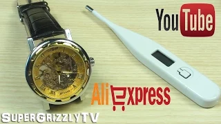Посылка из Китая №10:  Aliexpress. Механические часы и цыфровой градусник