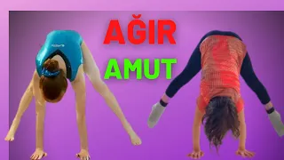 AĞIR AMUT HAREKETİ NASIL YAPILIR-JİMNASTİKTE AĞIR AMUT NASIL YAPILIR -PRESS TO HANDSTAND TUTORİAL ??