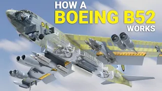 B52 Bomber Boeing Plane | How it Works US Airforce Bomber