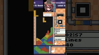 Fantastic Sandy Clears #sandtrix #tetris #satisfying #blairbears65 #vtuber #wholesome #cute #raccoon