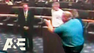 Court Cam: Victim's Father RAGES at Attorney For Being Disrespectful | A&E