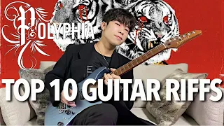 Top 10 Riffs: Polyphia【Guitar】【4K】