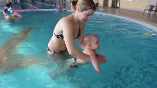 Грудничковое плавание в бассейне  Комплекс упражнений с грудным ребёнком