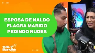 Moranguinho flagra Naldo pedindo nudes