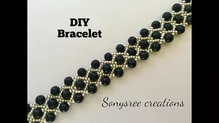 Gorgeous Beaded Bracelet ( One Needle Method) 💦