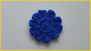 Цветок крючком. Вязаный Цветок крючком. Вязание крючком / Crochet Flower