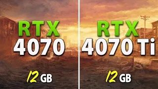 RTX 4070 vs RTX 4070 Ti // Test in 11 Games |  1440p