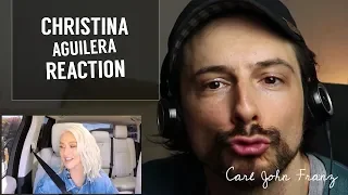 Carpool Karaoke REACTION, Christina Aguilera's 'Fall In Line'