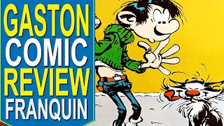 OFFICE SPACE! GASTON COMIC by André Franquin! HOW TO AVOID WORKING & HAVE FUN at the Office! REVIEW!