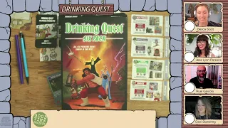 Drinking Quest Six Pack Game - Dani Standring, Jess Lynn Parsons, Ruel Gaviola, and Becca Scott
