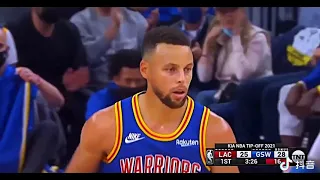 Stephen Curry is on fire🔥🔥🔥 | 25 points and 9-9 FG in first quarter | 22 Oct 2021