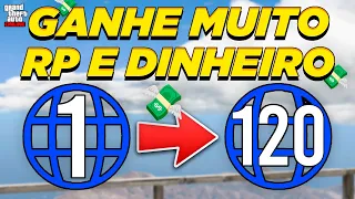 COMO GANHAR MUITO RP E DINHEIRO SENDO INICIANTE NO GTA 5 ONLINE!