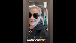 This Happened After Natalya Sat Next To Sasha Banks On The Train!