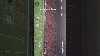 St.Louis fans at games vs kahuku s  fans at games