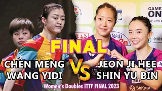 JEON JI HEE / Shin YU BIN vs Chen Meng / Wang Yidi | Final Women's Doubles | Durban 2023