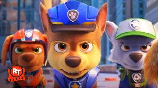 PAW Patrol: The Movie (2021) - Chase Arrests Mayor Humdinger Scene | Movieclips