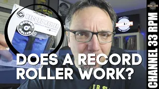Cleaning vinyl records with a sticky roller | RECORD ROLLER REVIEW
