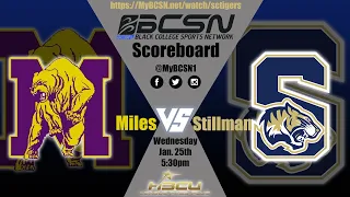 Go Stillman Athletics | Stillman vs Miles Women's Basketball | 1-25-23