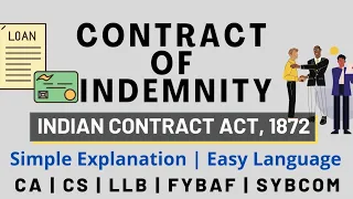Law of Indemnity | Indian Contract Act | Simple Explanation