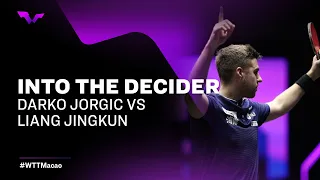 Into the Decider | Darko Jorgic vs Liang Jingkun | WTT Champions Macao 2023