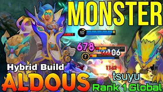 Hybrid Build Aldous Monster Offlane - Top 1 Global Aldous by tsuyu - Mobile Legends