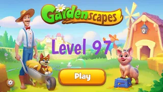 Gardenscapes Level 97 Super Hard Level