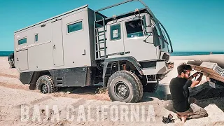 Tire damage & sand ladder action | S04E05 | Baja California Overlanding