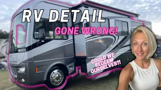 RV Detail - We Messed Up, Never Again!! | Day In The Life of a Mobile Detailer | Detailing RV’s