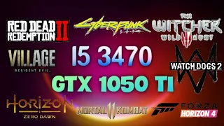 I5 3470 + GTX 1050 TI Gaming Test In 2021