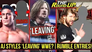 AJ Styles 'LEAVING' WWE?, Kenny Omega REVEALS WWE Dream Match, NEW Rumble Entries! - The Round Up