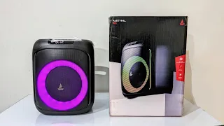 boAt PartyPal 185 Speaker with ‎50 Watts boAt Signature Sound & Up to 6 hrs Playtime Full Unboxing