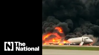 41 killed after Russian plane catches fire