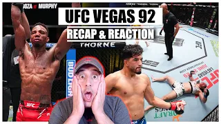 Lerone Murphy Wins, Angela Hill Finishes, Yanez is BACK! UFC Vegas 92 RECAP & Reaction