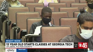 13 year old starts classes at Georgia Tech