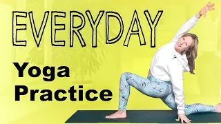 20-minute Everyday Yoga Practice (Intermediate Minimal Cue Vinyasa) YogaCandi