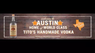 Austin-Bergstrom International Airport - Titos Handmade Vodka ad