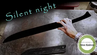 Silent night Machete - KnifeMaking