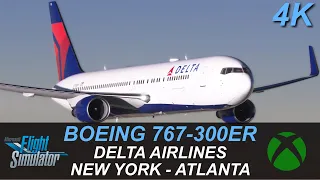 XBOX MSFS 2020 REALISM || BOEING 767-300ER DELTA AIRLINES || NEW YORK (KJFK) - ATLANTA (KATL)