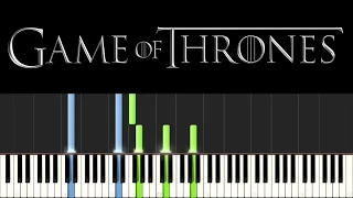 Game of Thrones - The Rains of Castamere (Piano Tutorial + sheets)