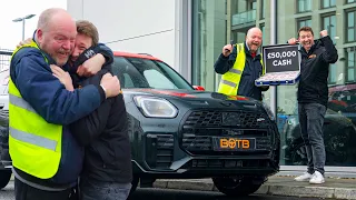 Pot Of Gold For Robert! Mini Countryman JCW + £50,000 Prize | BOTB Winner