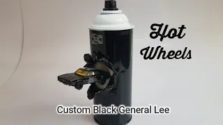 Custom General Lee Black Edition. Recycling empty spray paint cans.