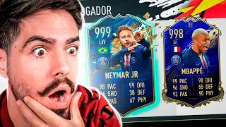 OMG CONSEGUI NEY TOTS 98 + MBAPPE TOTY 98!!! FUT DRAFT DO MAIOR OVER!